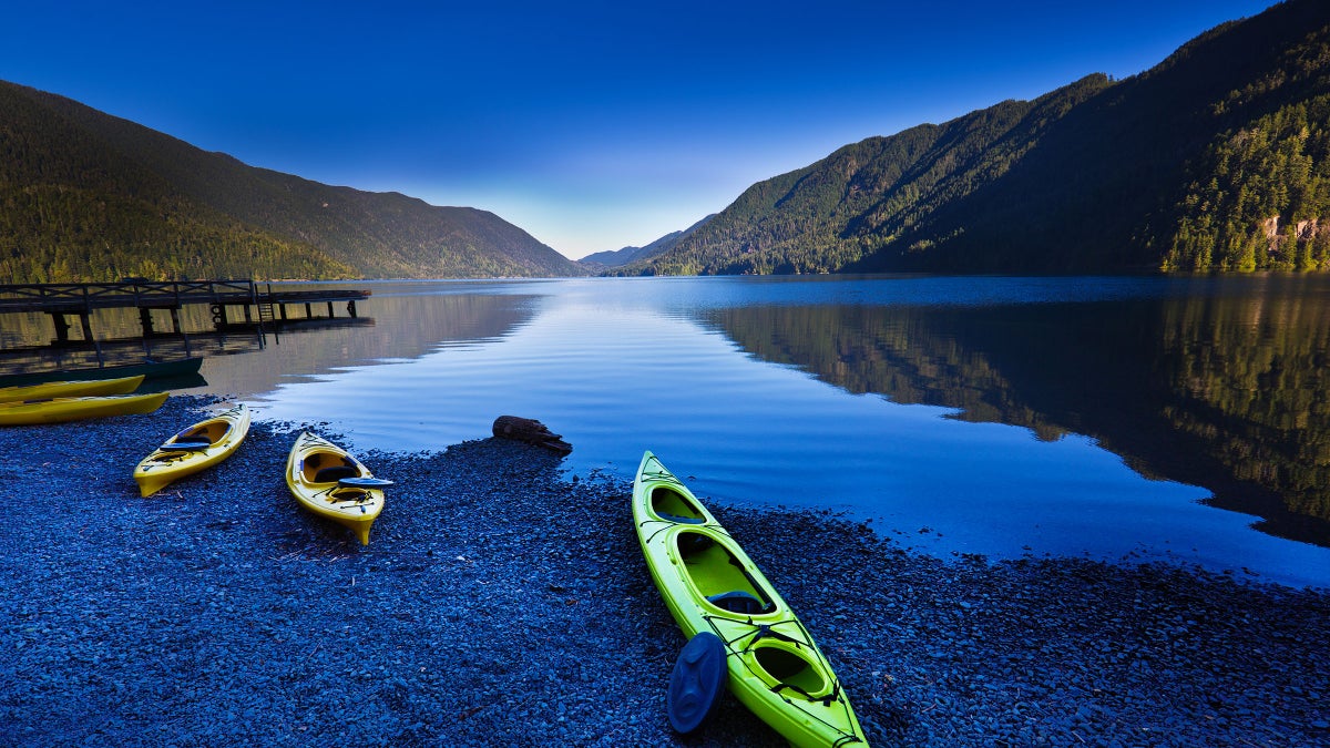 Lake Crescent in Olympic National Park, Washington