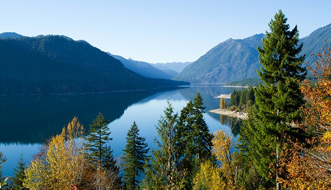 OL-Lake Cushman Hoodsport autumn_JBailie_680 Lake Cushman near Hoodsport in Autumn
