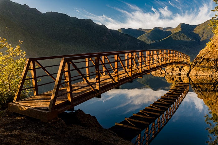 OL-Devils-Punchbowl-Bridge-Crescent-Lake_TamGioacchinoRizzo_700 Bridge at Devils Punchbowl on Lake Crescent in Olympic National Park