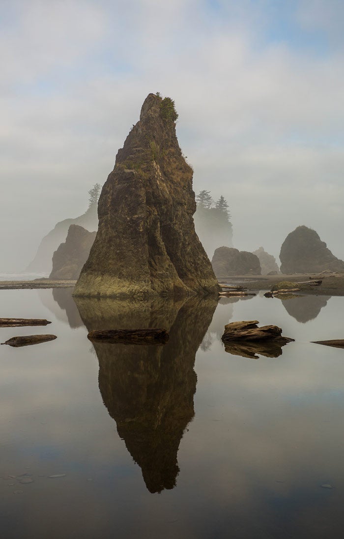 OL-RubyBeach-reflection_Tam18PamAtkins_700v Ruby Beach reflection at Olympic National Park