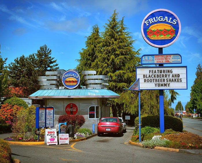 WA-Frugals-PortAngeles-building_courtesy_700 Frugals Drive-thru Restaurant in Port Angeles, Washington