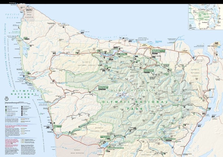 Olympic National Park Camping Map Download The Official Olympic National Park Map Pdf