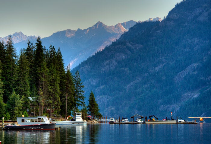 NCascades-Stehekin-LakeChelan_NPSDebyDixon_700 The Lake Chelan dock for the remote town of Stehekin