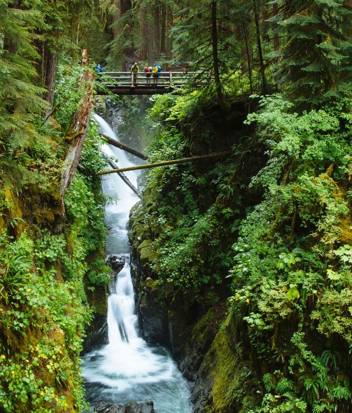 Olympic Peninsula Waterfall Map