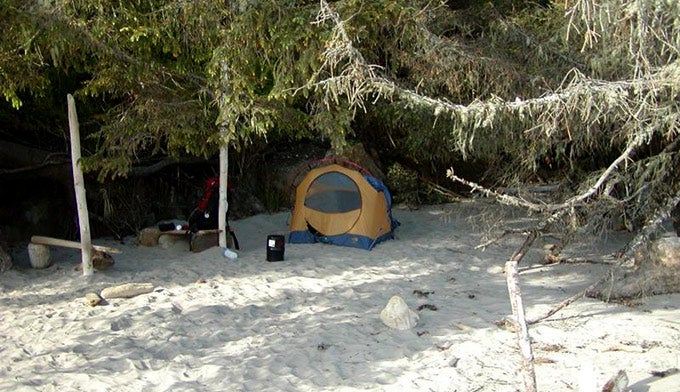 OL-Beach-Campsite-South-Coast_PD_680 Tent camping on South Beach in Olympic National Park