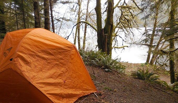 OL-Lake-Crescent-Campground_NPSPD_680 A campsite at Lake Crescent in Olympic National Park