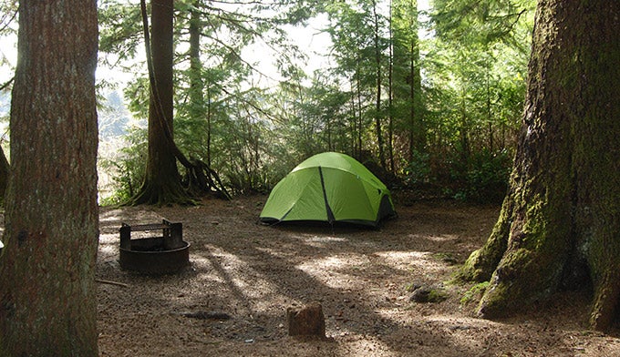 OL-Mora-Campground-tent_NPSPD_680 Mora Campground in Olympic National Park