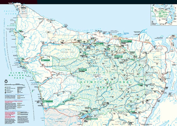 Download the Official Olympic National - Ol Np Map 612