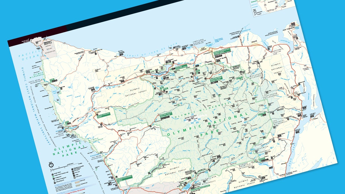 Olympic National Park Topographic Map Download The Official Olympic National Park Map Pdf