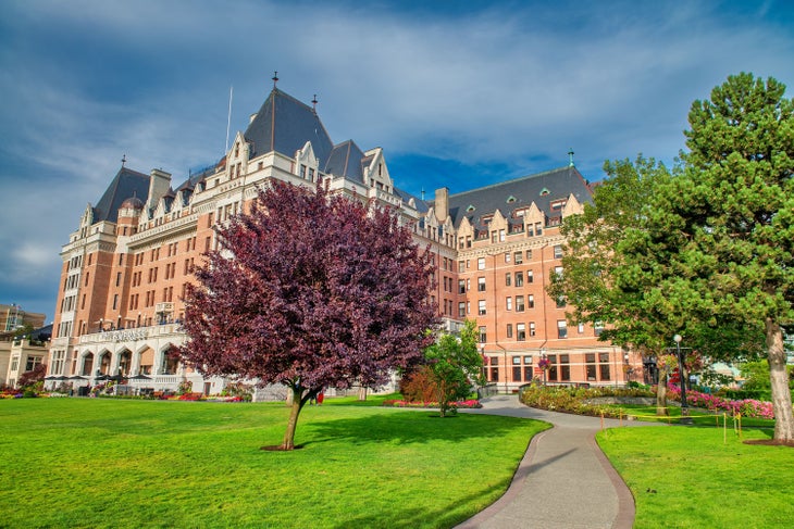 Fairmont Empress Hotel in Victoria, B.C.