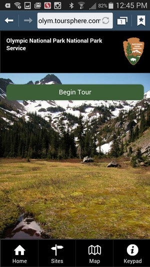 OL-phone-tour-app-intro_screenshot_300x533 Cell Phone Tour App for Olympic National Park