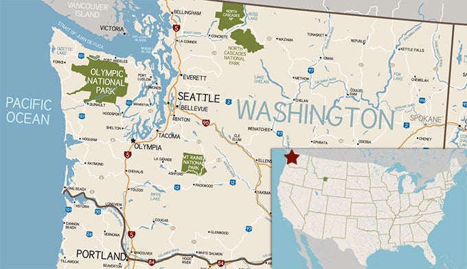Where-is-Olympic-NP_680 Location Map of Olympic National Park