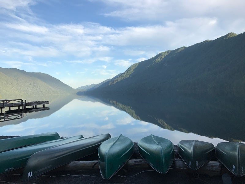 OL-LakeCrescent-canoes_TamReneeCurcuru_800 Olympic National Park - Lake Crescent by Renee Curcuru
