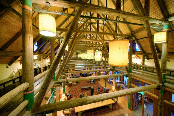 MtRainier-ParadiseInn-interior_DP_700 Interior of the Paradise Inn at Mount Rainier National Park