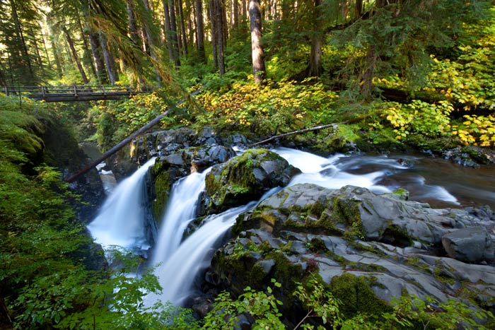 Sol Duc Falls en el Parque Nacional Olímpico