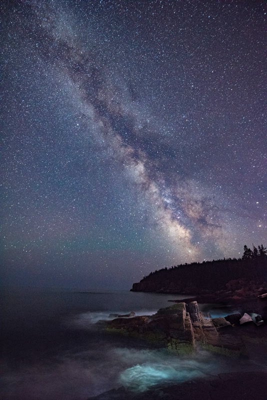 Acadia-MilkyWay_ACostantini_800 Milky Way at Acadia National Park
