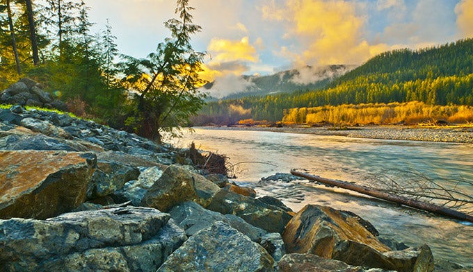 Quinault-River-autumn_Dollar_680 Sunset on the Quinault River